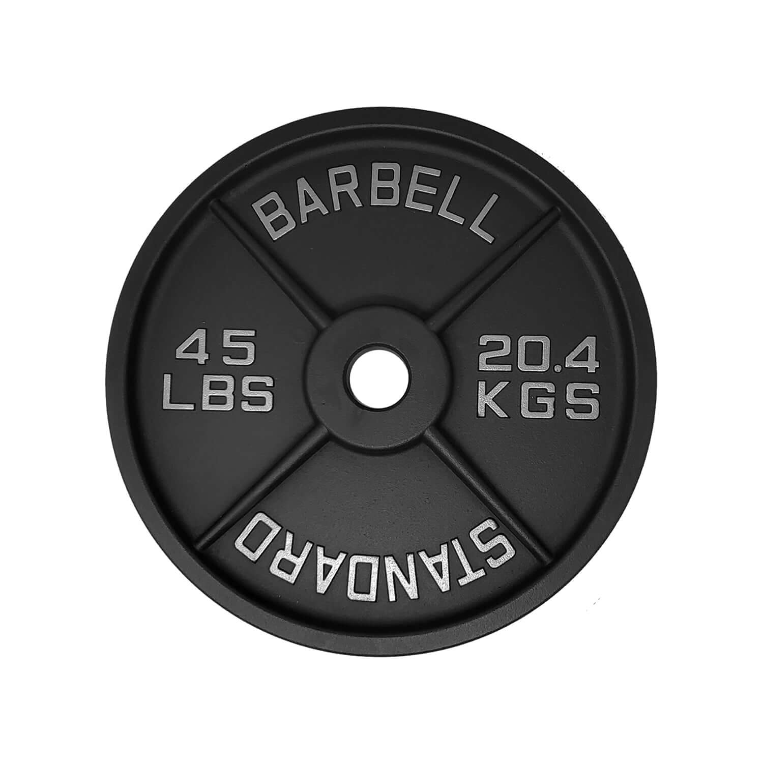 Mighty Fitness Cast Iron - Barbell Standard - Elite Series 45LB