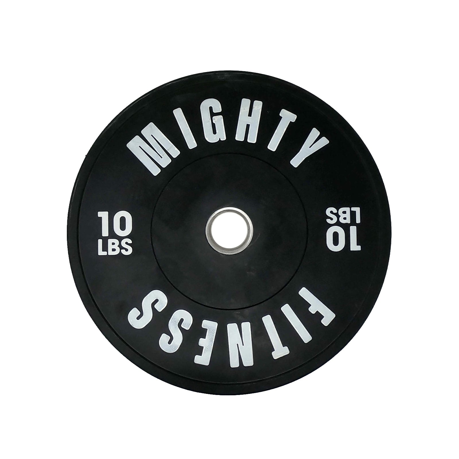 Mighty Fitness Bumper Plate rubber olympic 2 inch. 10 lb