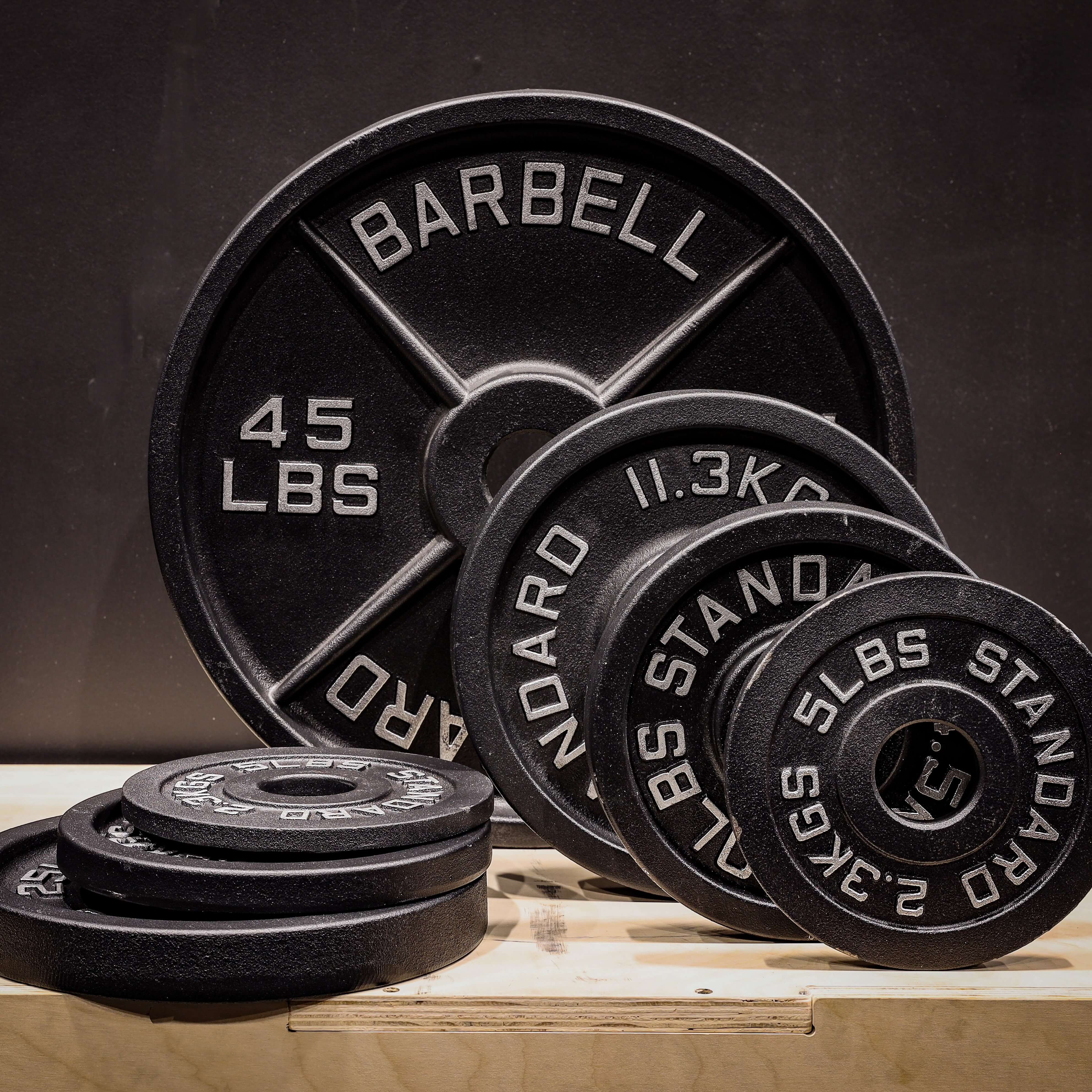 Mighty Fitness Cast Iron - Barbell Standard - Elite Series 170lbs SET